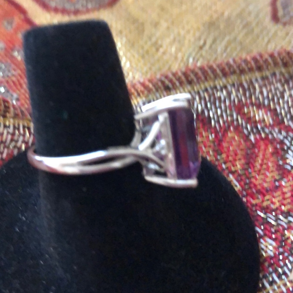 Purple amethyst ring - Picture 2 of 4